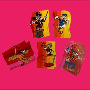 Vintage Disney Valentines 1970s Mickey Donald Pluto Jiminy Cricket Goofy 70s